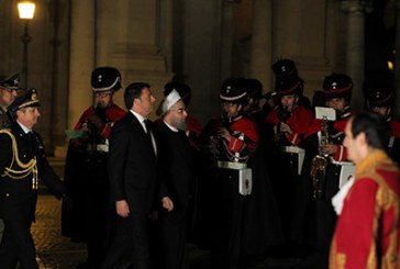 استقبال رسمی نخست وزیر ایتالیا از روحانی