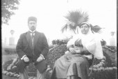 عکس/ محمدعلی شاه و همسرش در تبعید