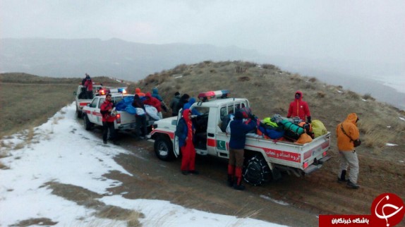 برقراری ارتباط تلفنی با ۳ کوهنورد مفقود در ارتفاعات بینالود